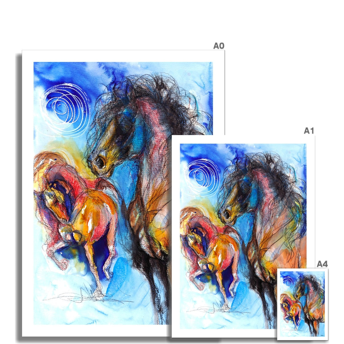 Stroke of Colour Art Print