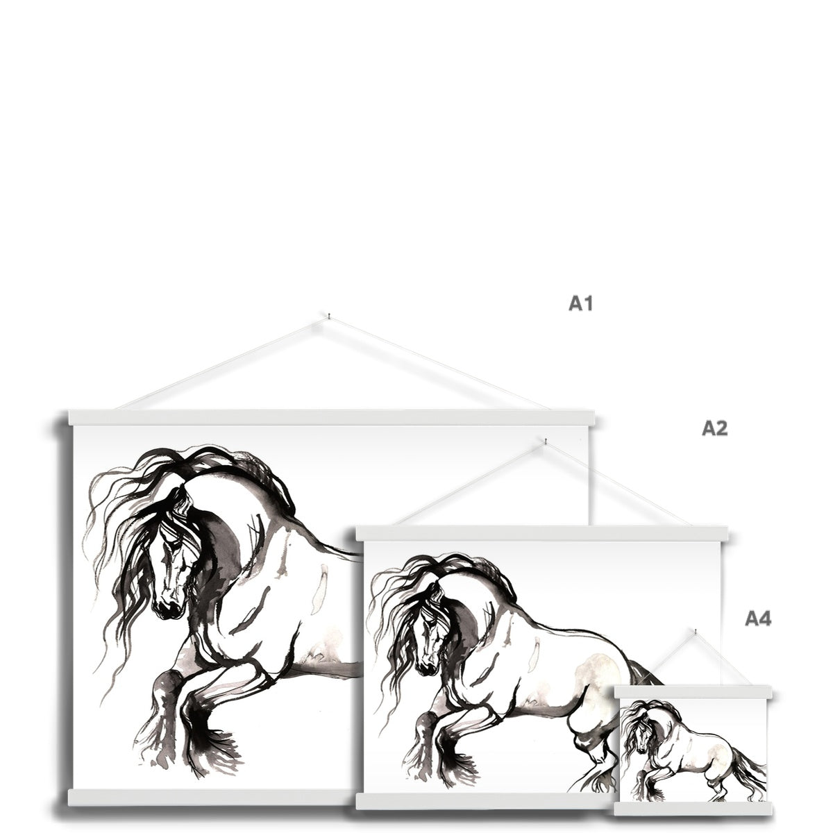 Stygian Art Print with Hanger