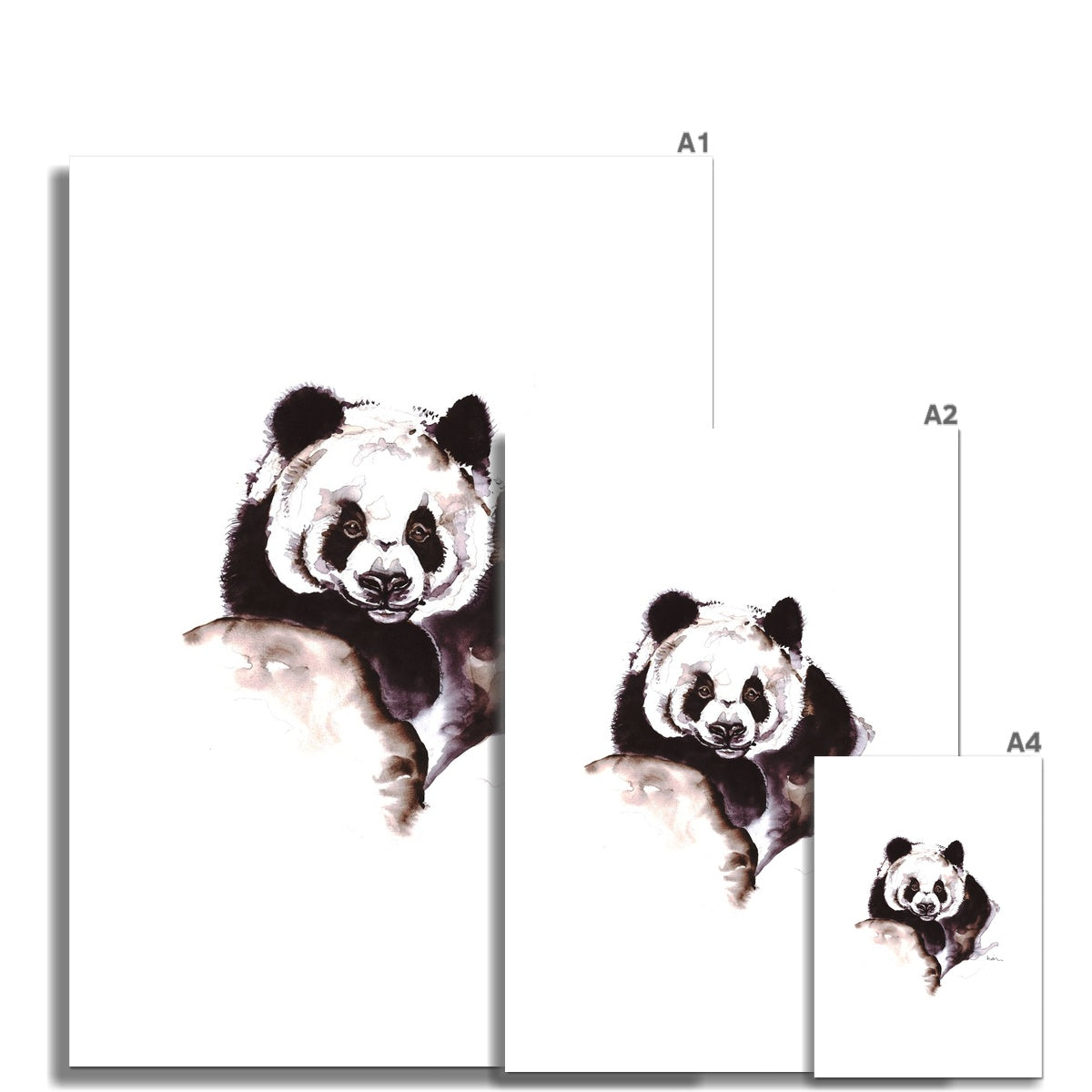 Panda Ba Art Print
