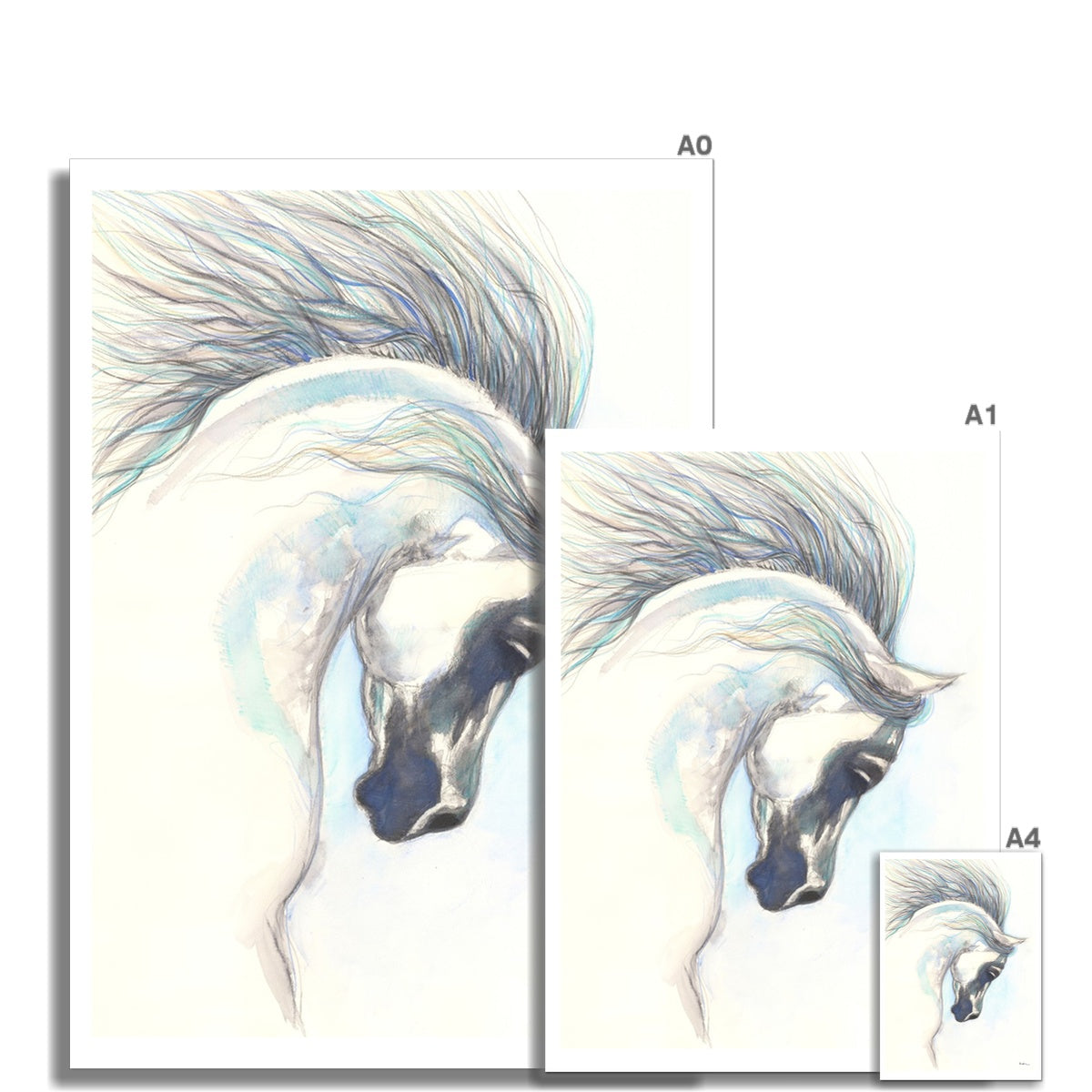 Azure Art Print