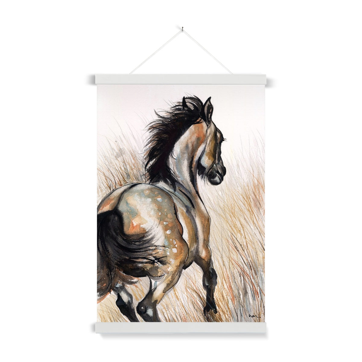 The Foal Art Print with Hanger