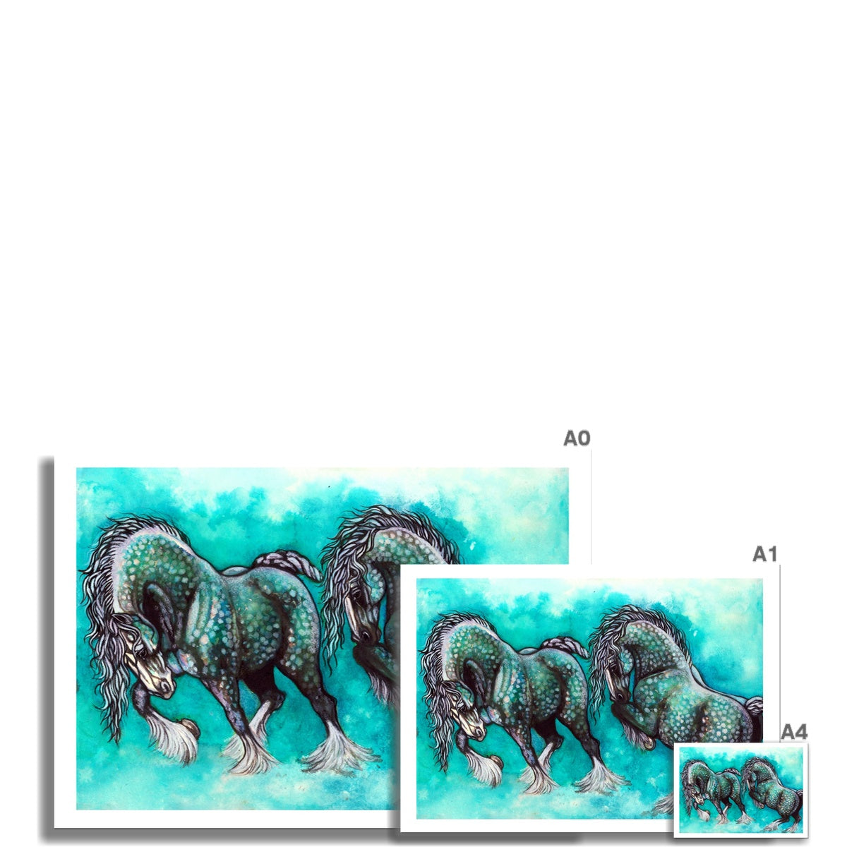 Dapples Art Print