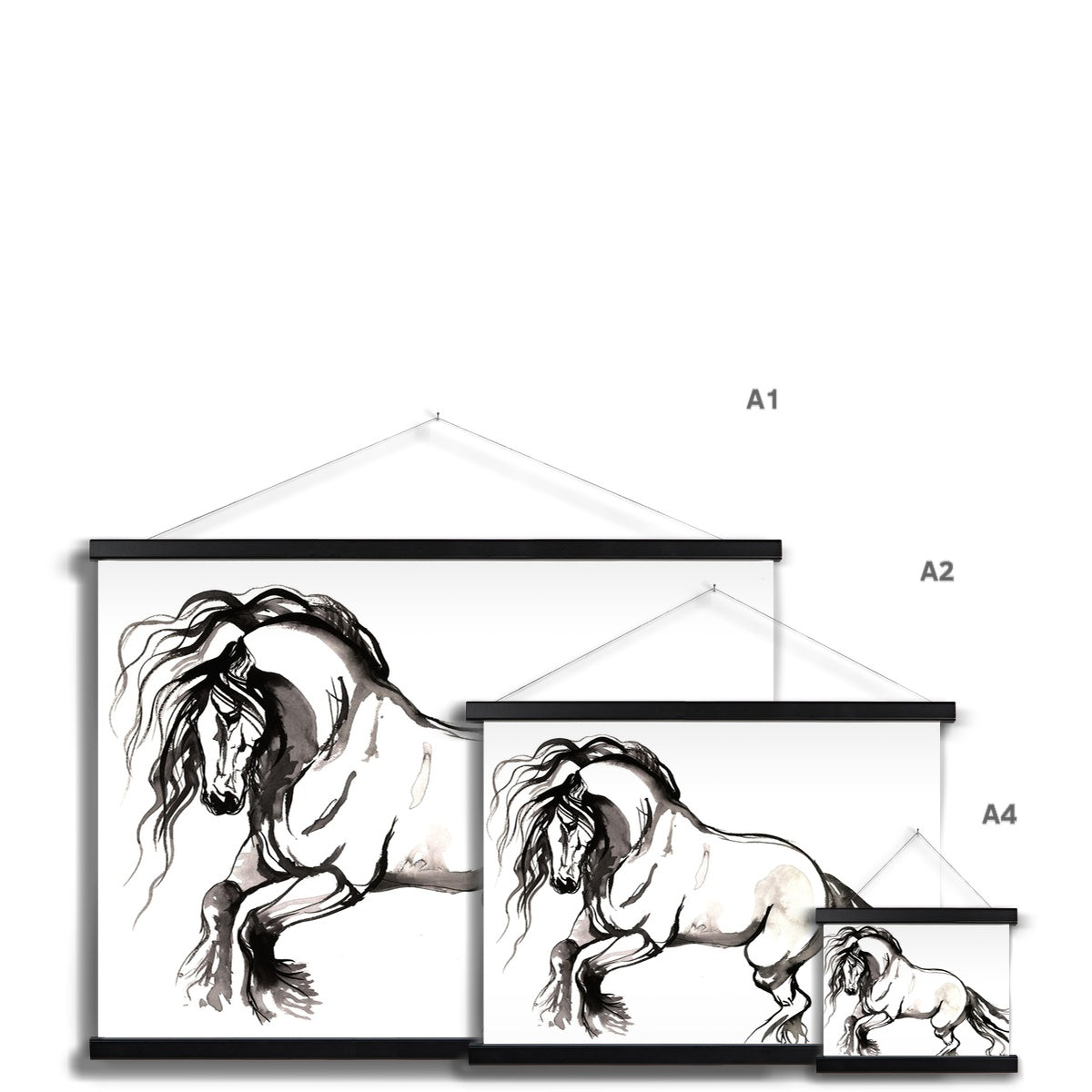 Stygian Art Print with Hanger