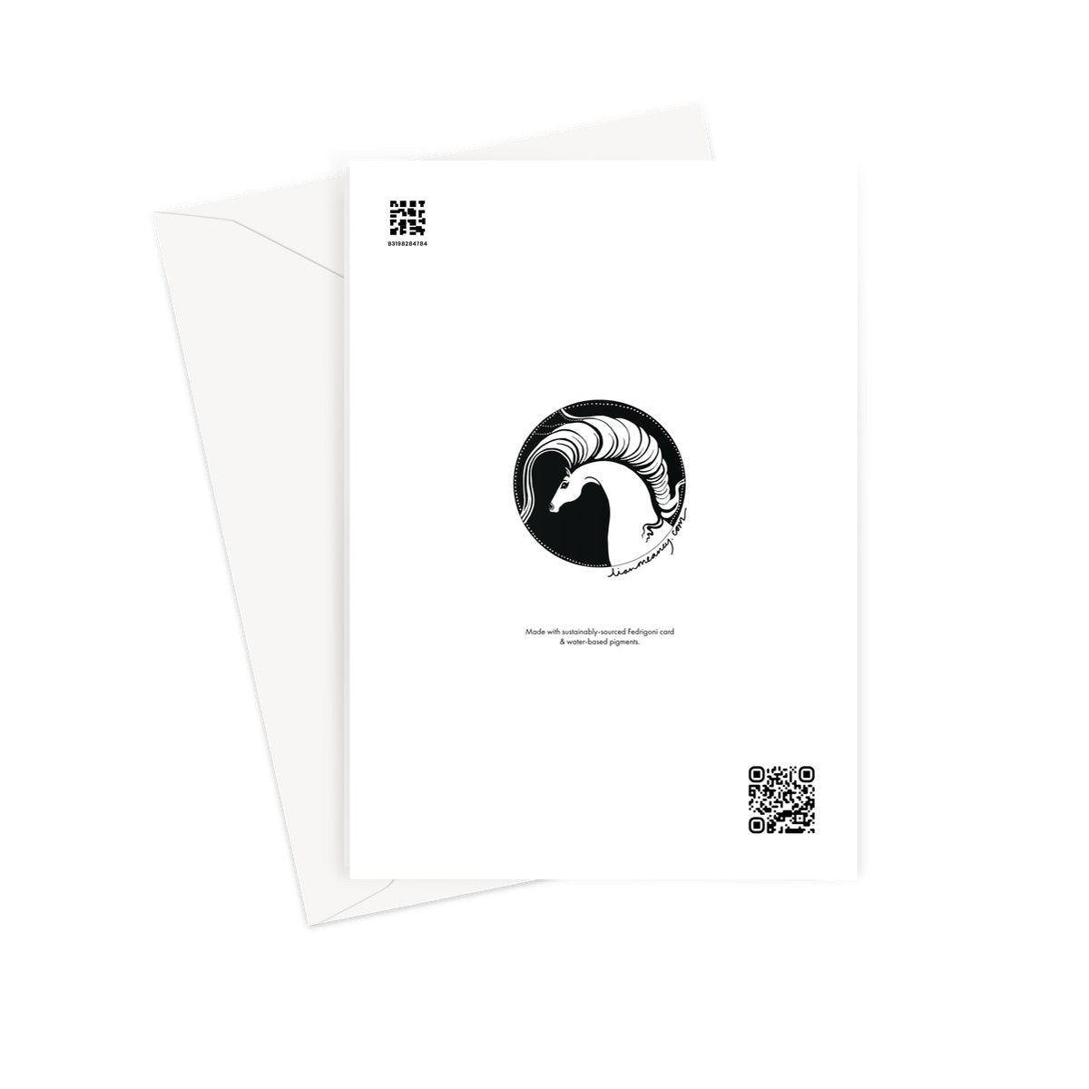 Onyx Greeting Card