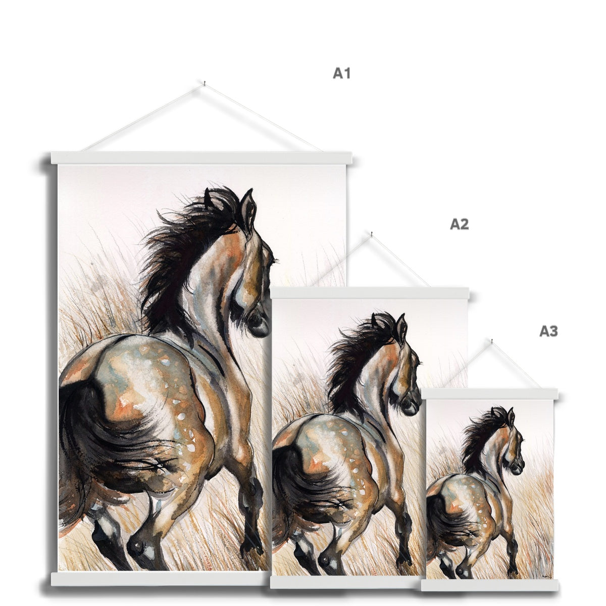 The Foal Art Print with Hanger