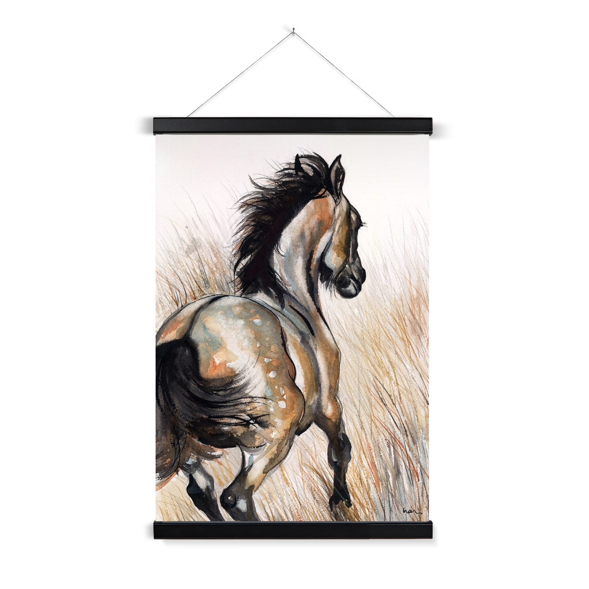 The Foal Art Print with Hanger