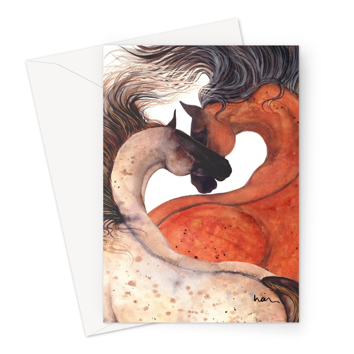 Buckskin & Wild Bay Greeting Card