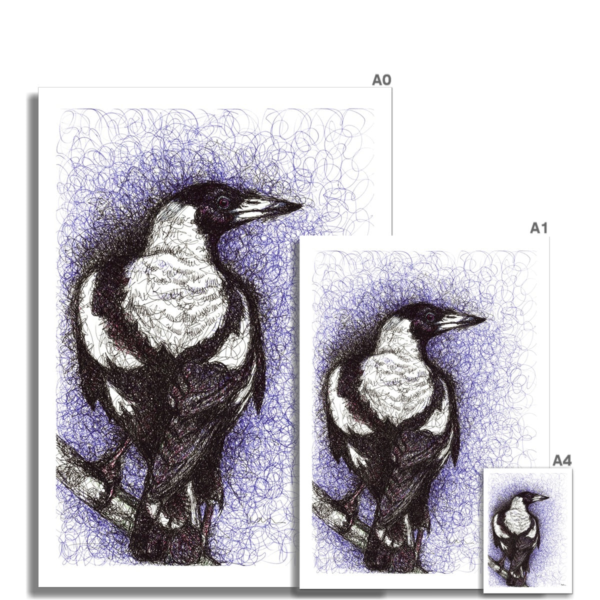 Magpie Art Print