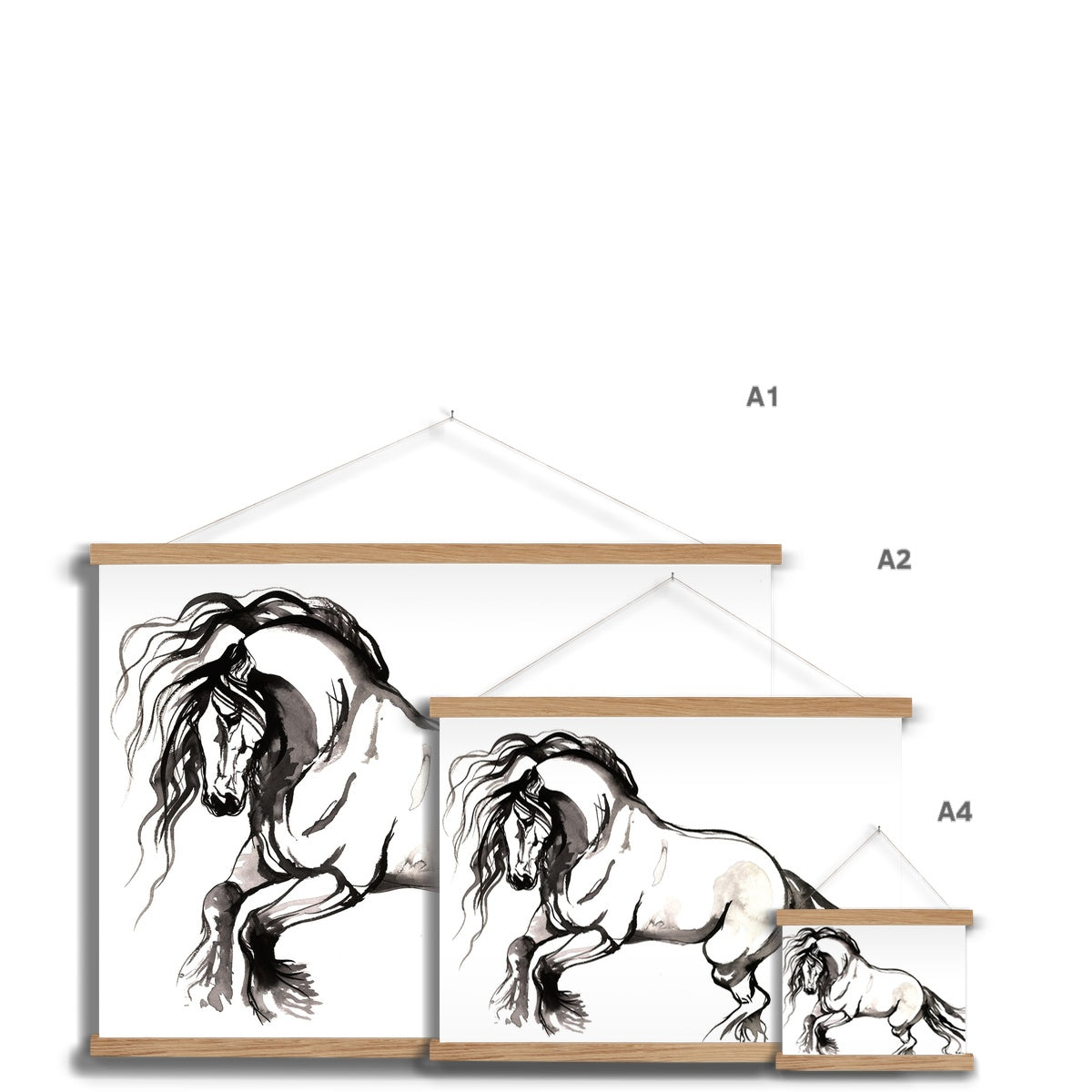 Stygian Art Print with Hanger