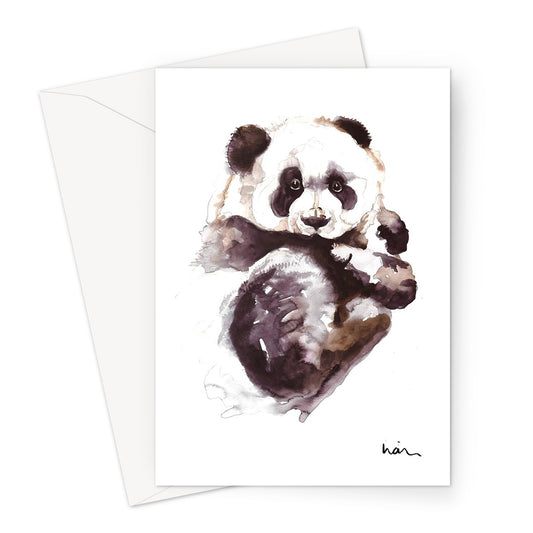 Panda Baby Greeting Card