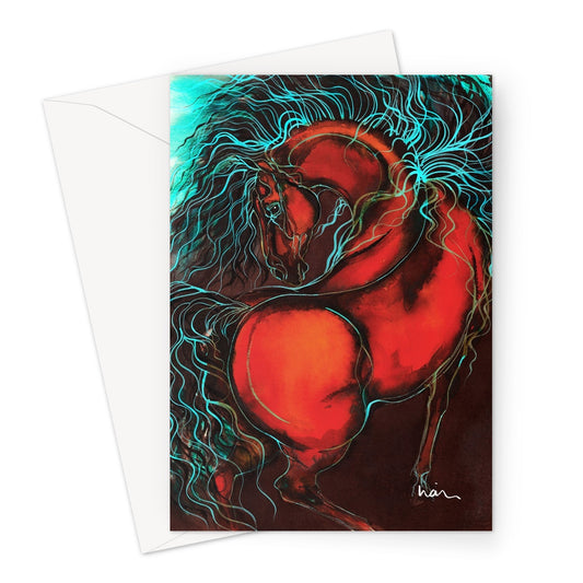 Cerise Greeting Card