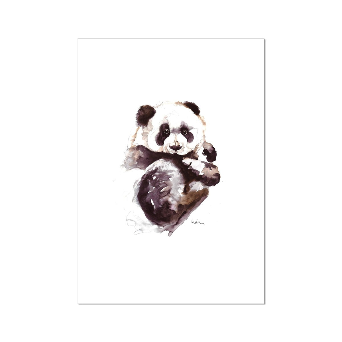 Panda Baby Art Print