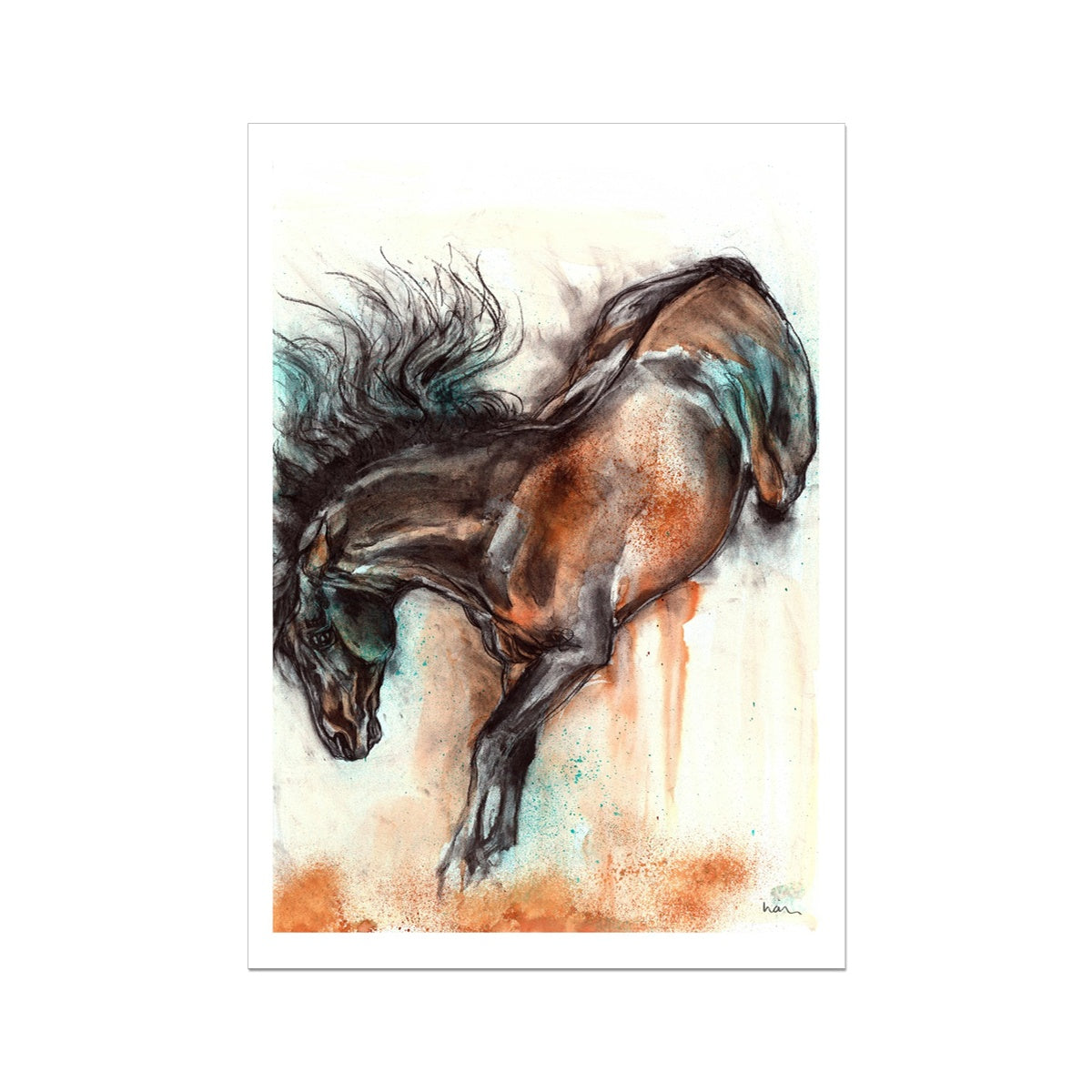 The Spaniard | Horse Art Print | Lian Meaney Freehand Artist