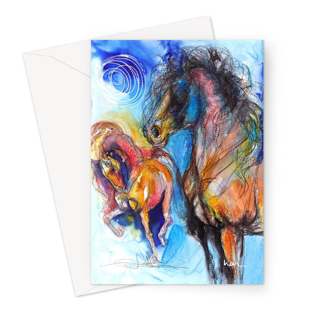 Stroke of Colour Greeting Card