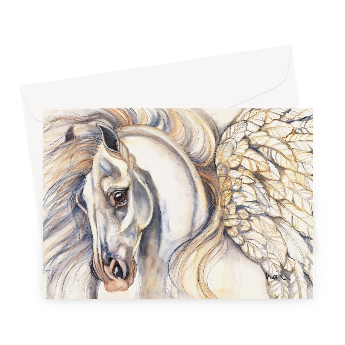 Feathered Greeting Card